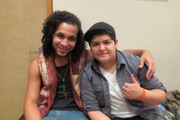 Stephanie con Frank Francisco, dispuestos a pelear por un puesto en la competencia.