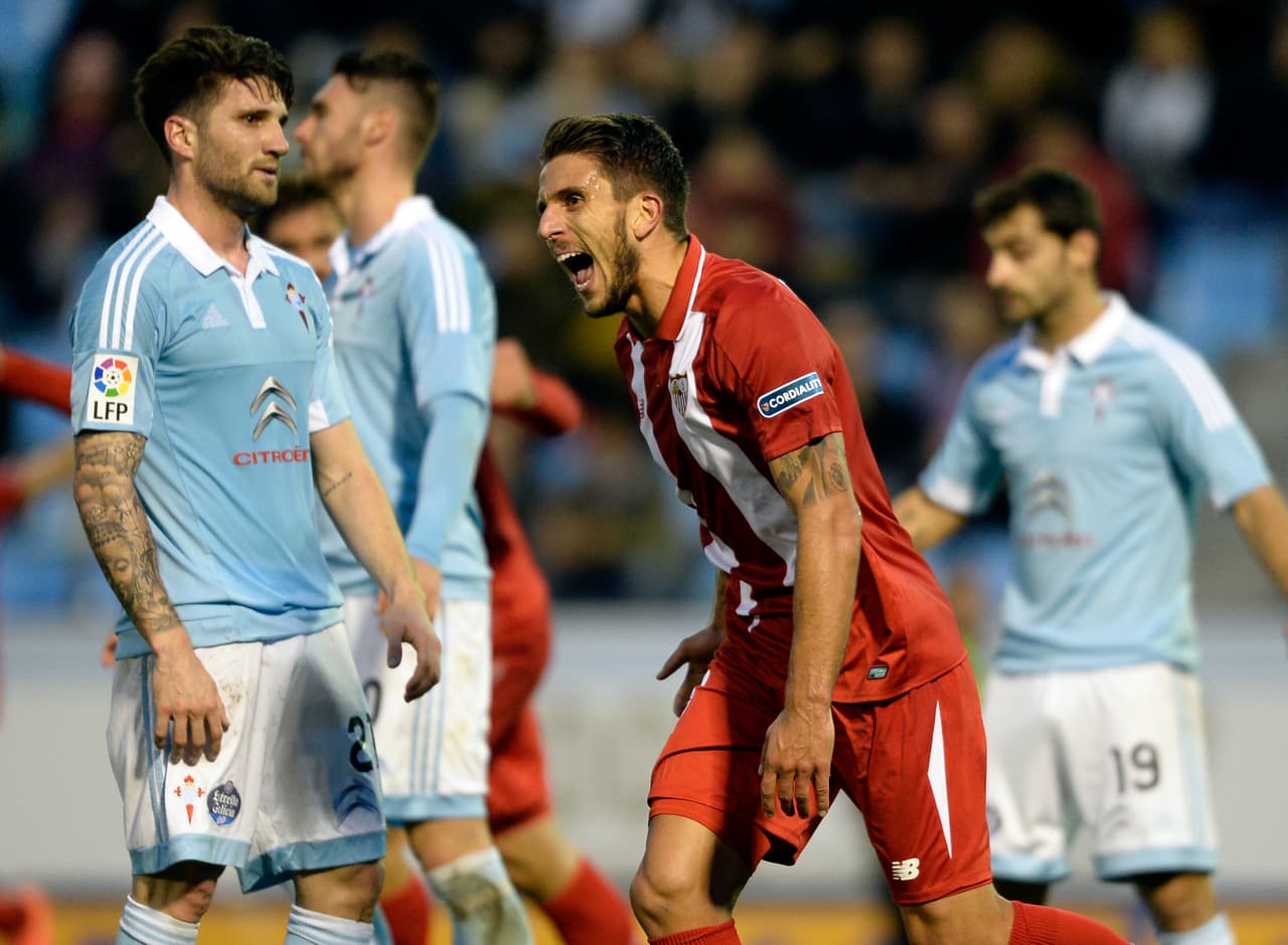 Celta de Vigo 1-1 Sevilla: Sevilla resiste con 1 menos el segundo capítulo de la trilogía