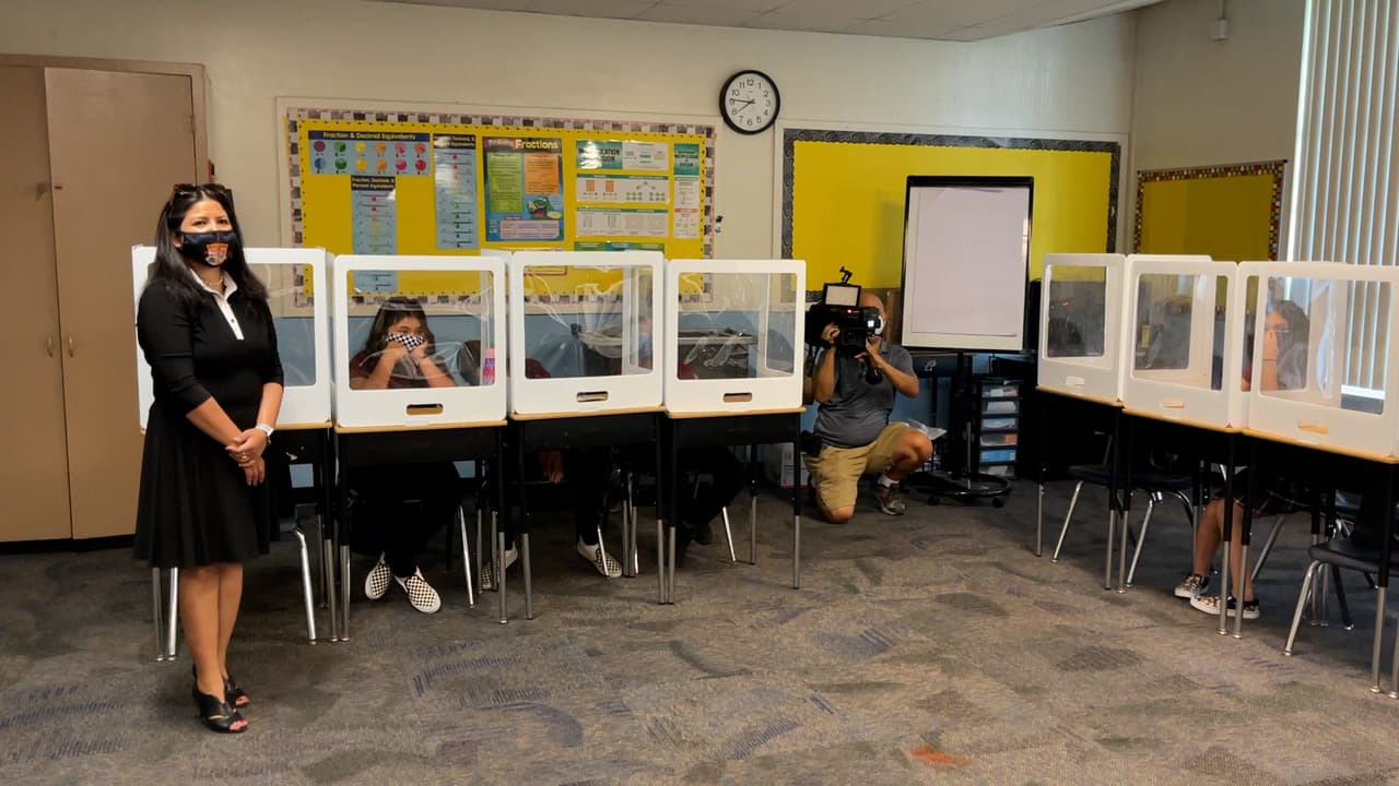 El regreso a clases en la Academia del Pueblo en plena pandemia del covid-19.