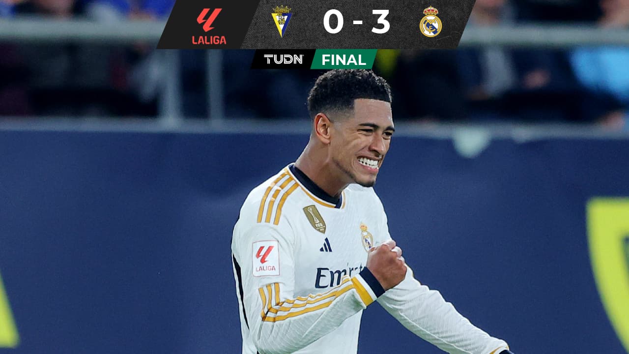 Real Madrid retoma liderato con goleada sobre Cádiz