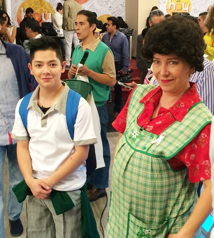 Mamá Lucha y El Chino en la Comedia de Hoy.