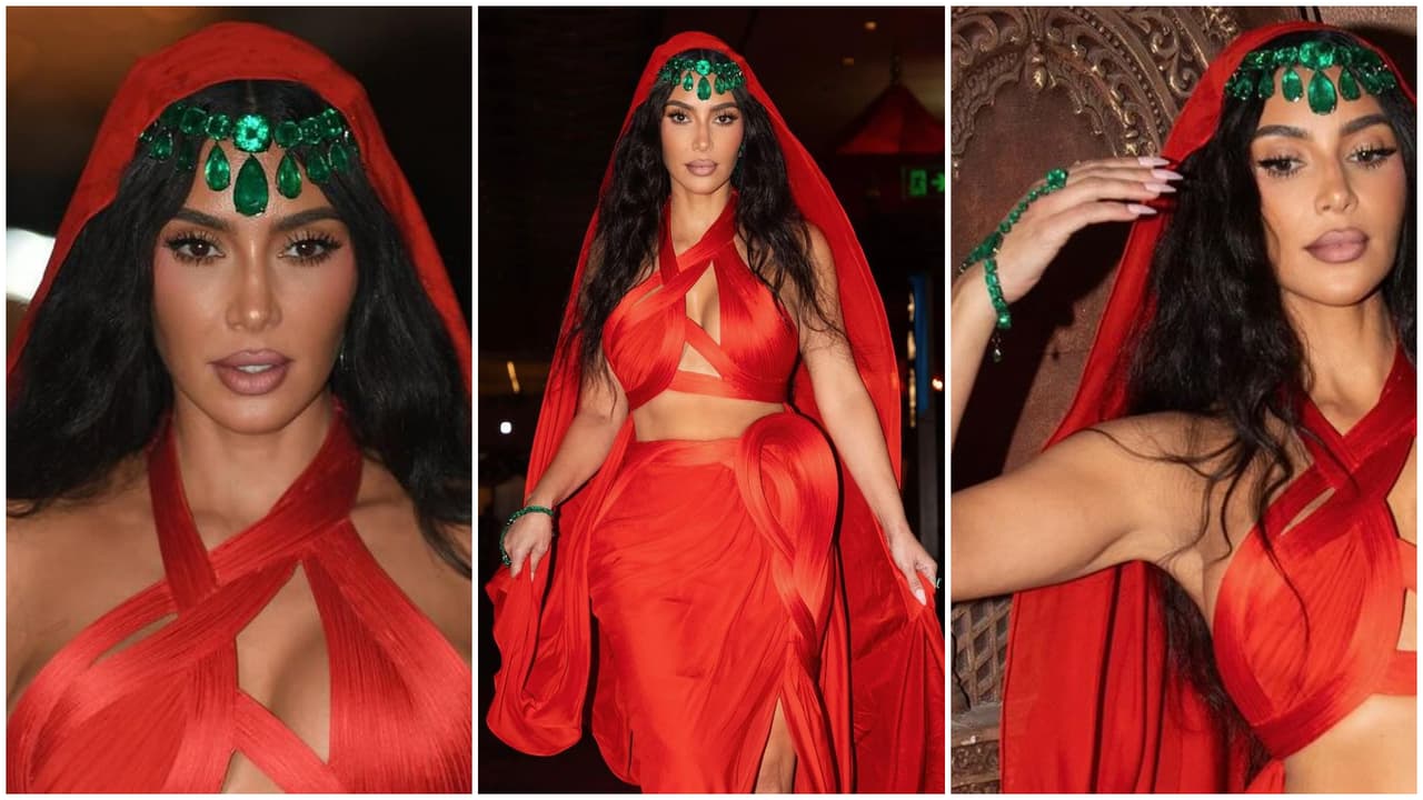 La socialité usó extravagantes esmeraldas para completar su outfit.