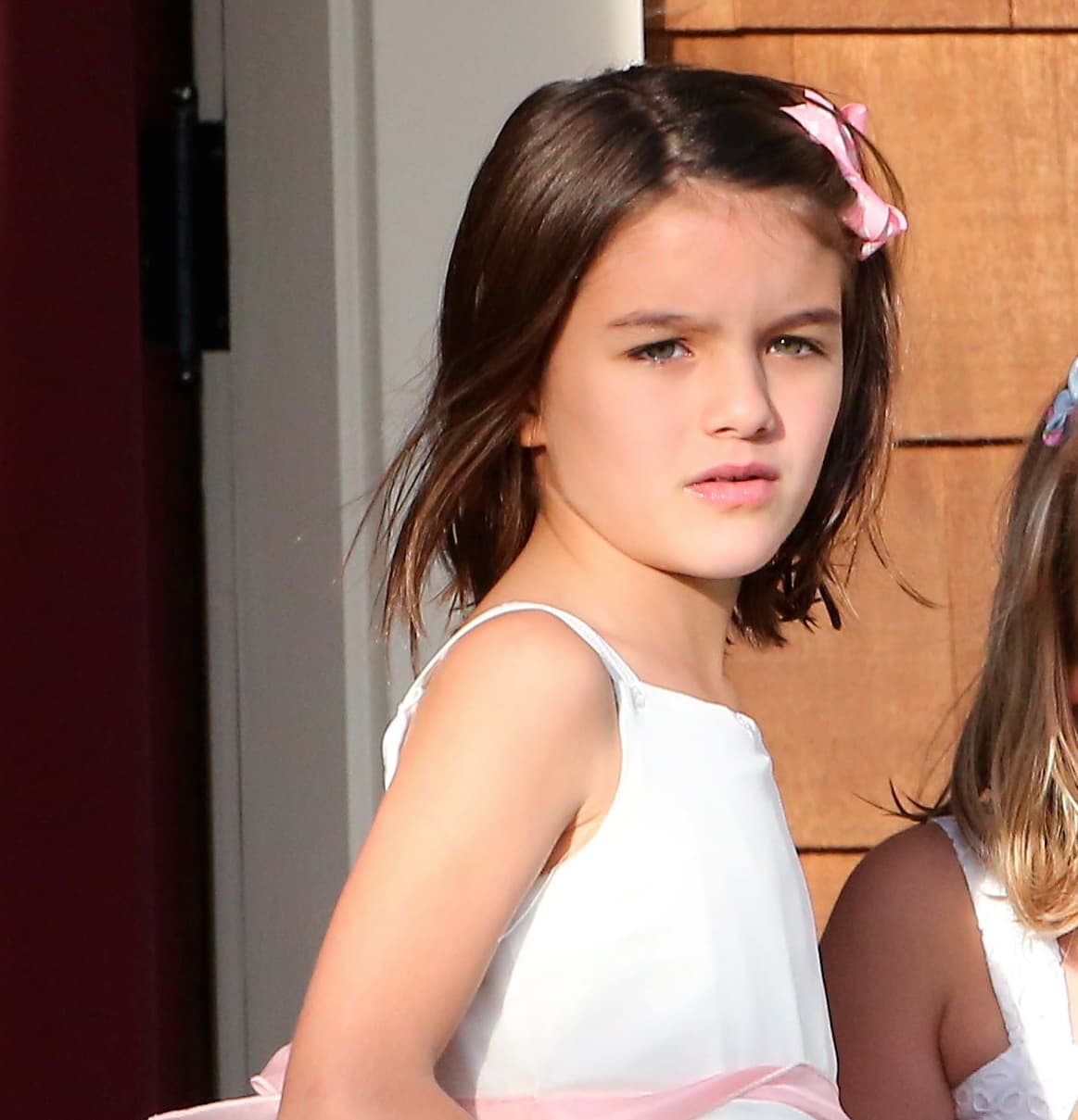 La pequeña Suri durante un cumpleaños al que atendió en la primavera de 2014.