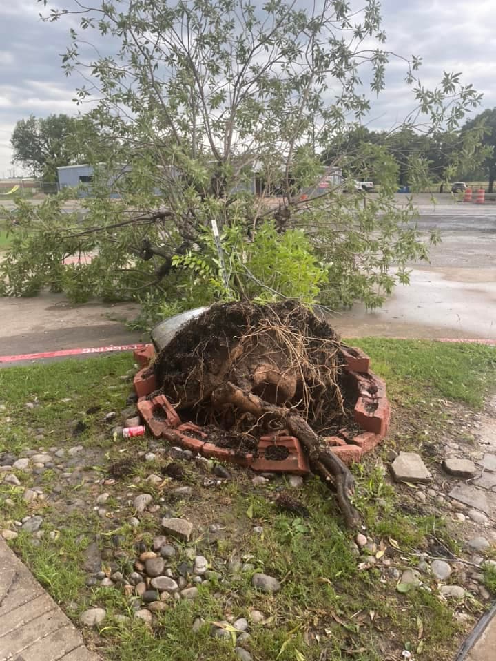 Existe un 
<b>aviso por inundaciones repentinas para partes de la región</b>, lo que vuelve los caminos muy peligrosos para quienes tienen que salir.