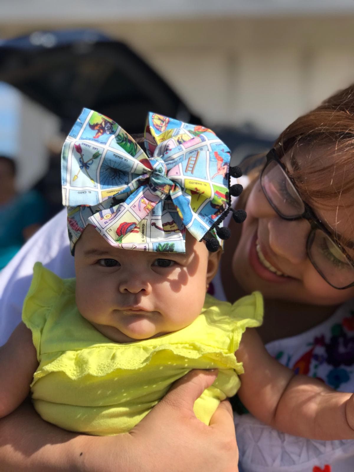 Hasta los más pequeños disfrutaron el evento como es el caso de esta hermosa niña.