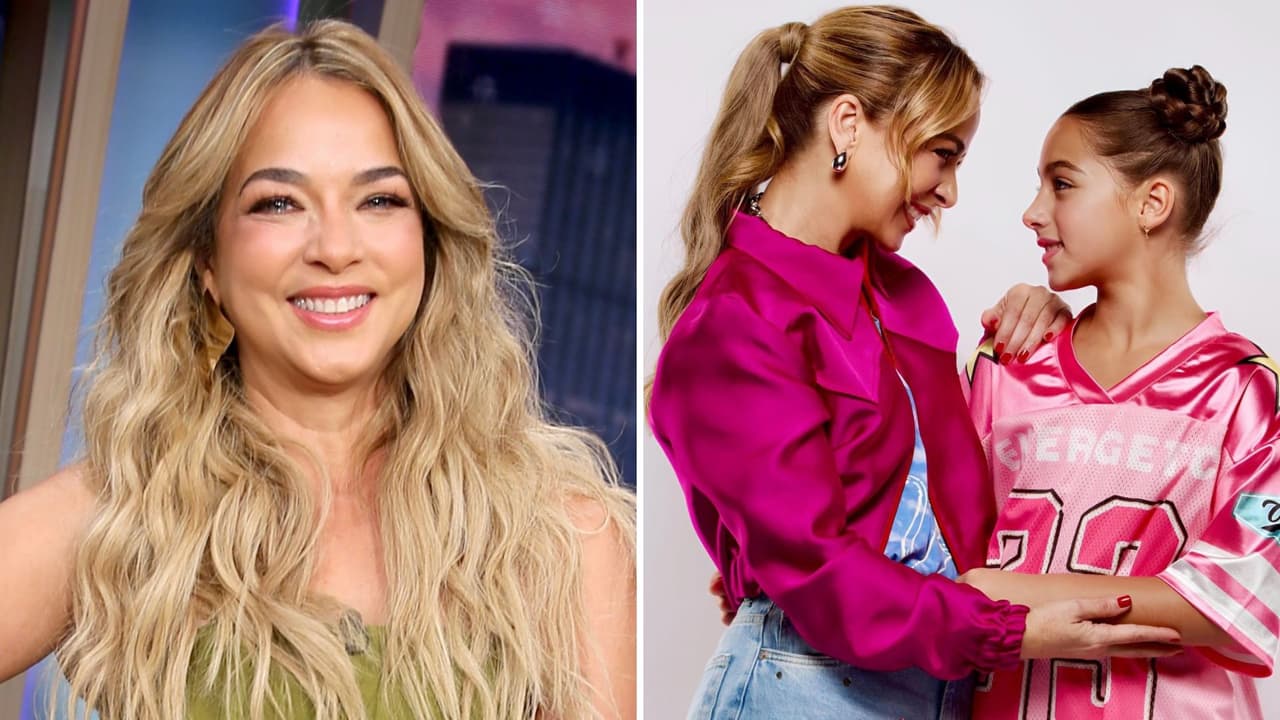 Hija de Adamari López debuta como presentadora junto a su mamá y recibe emotiva carta de su papá