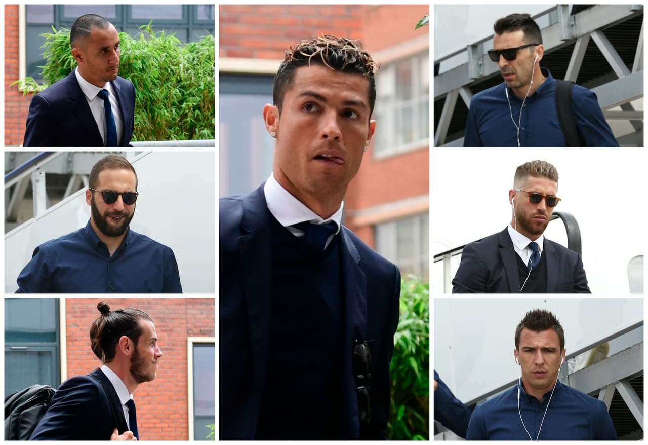 El Real Madrid llegó a Cardiff para encarar la final de la Champions League