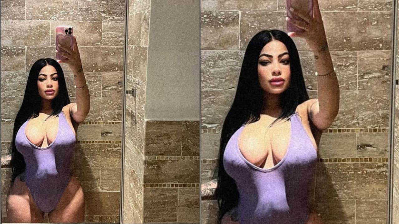 Yailin posó en traje de baño tras dar a luz a su hija Cattleya.