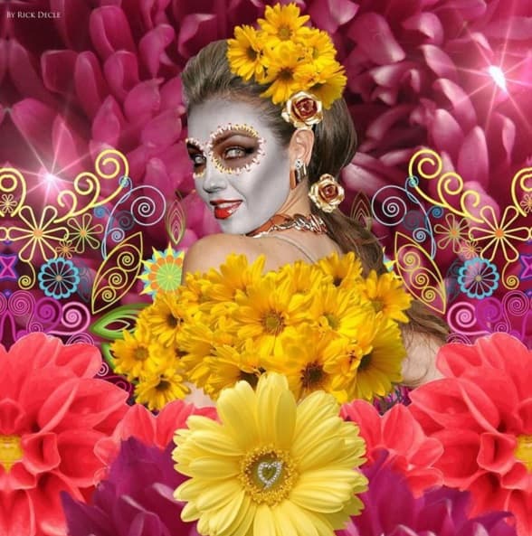 Se nota que le encanta esta época del año, aunque a decir verdad, parece que todas las festividades las disfruta al máximo.