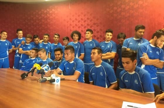 Seleccionados salvadoreños se disculpan por irse a huelga 