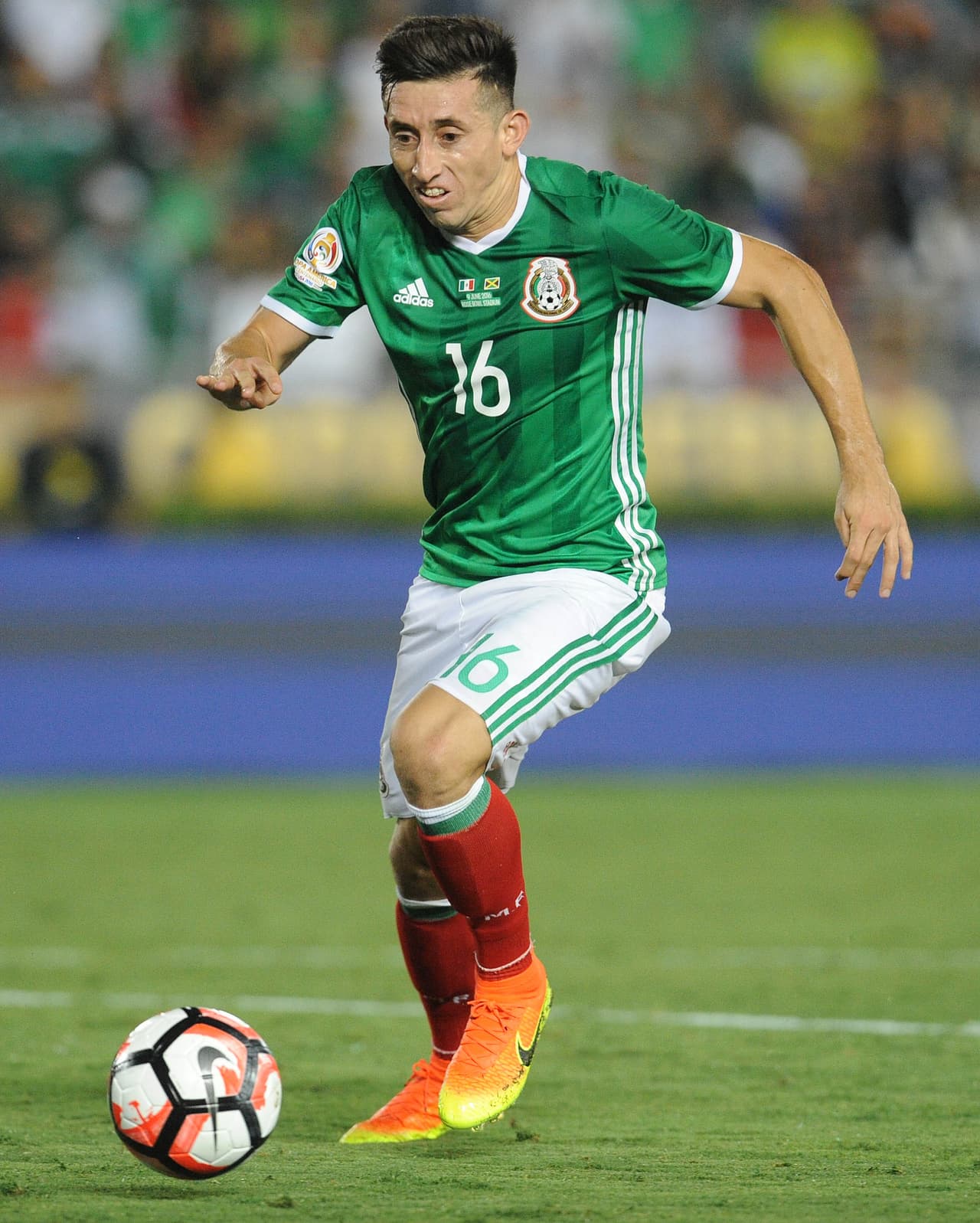 Hoy figura de Houston Dynamo FC, Héctor Herrera fue uno de los valores del Tri.
<br>