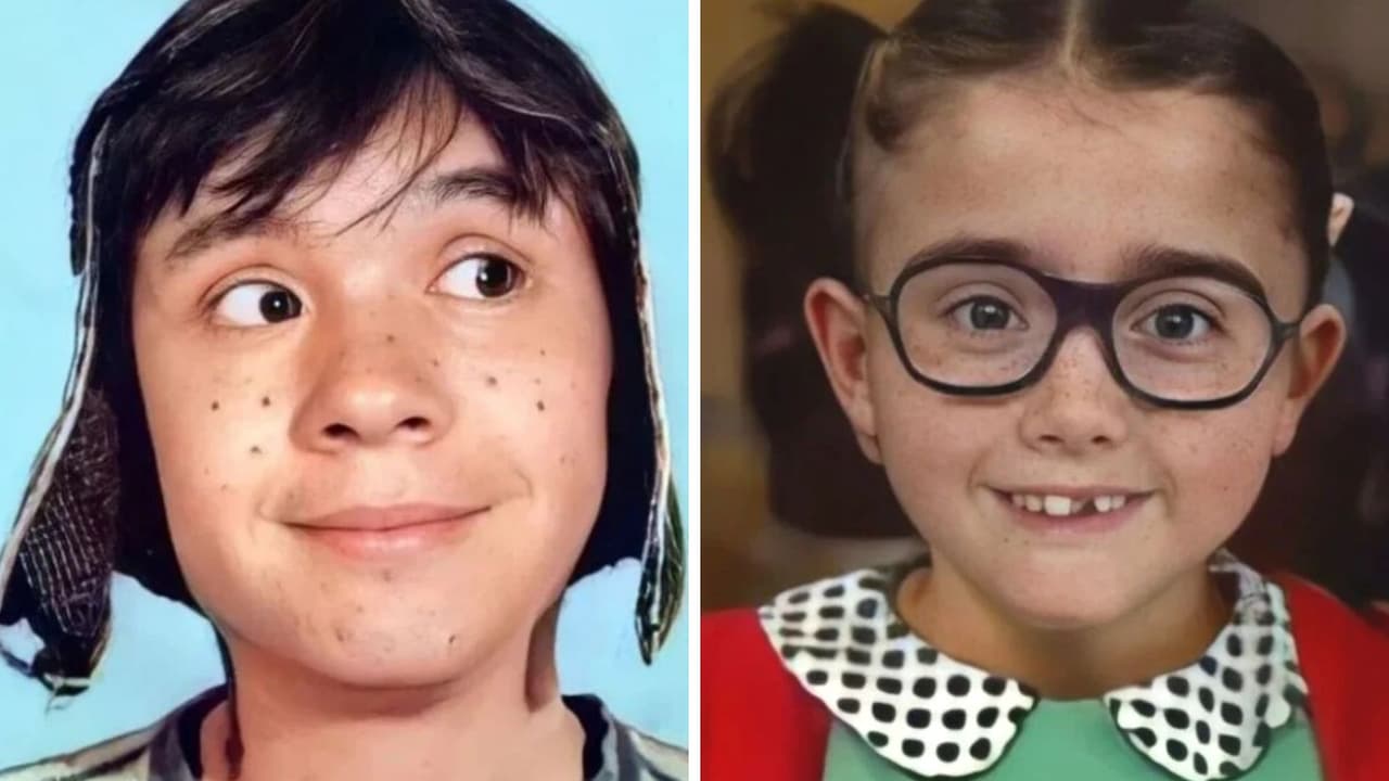Personajes de 'El Chavo del 8' como niños