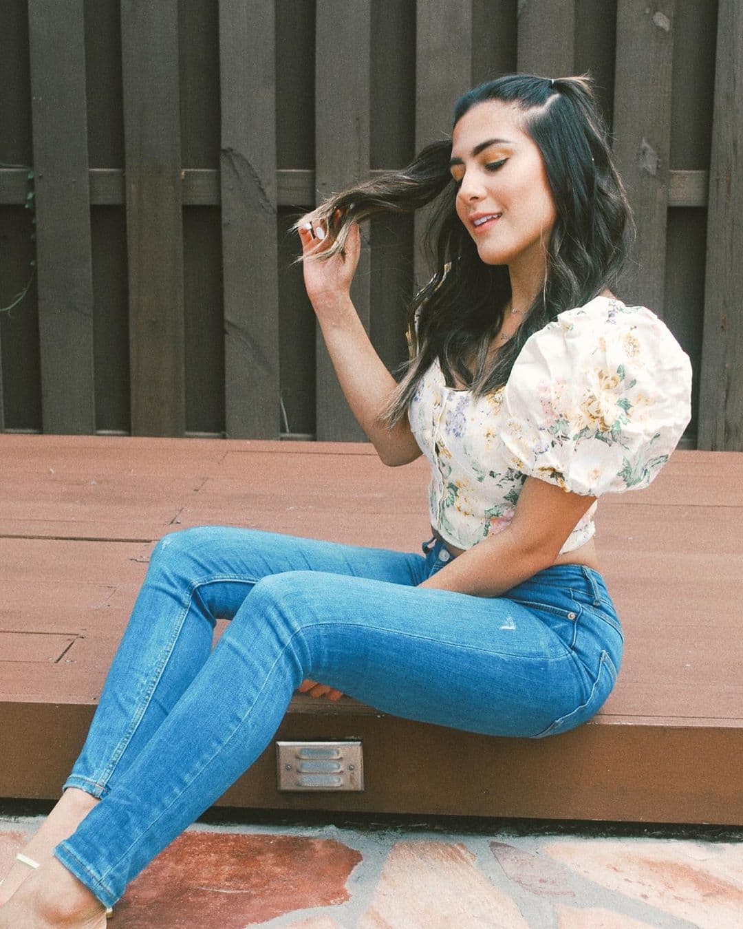 Jessi Rodríguez nos compartió fotitos de su look de su casa, que le tomó ni más ni menos que su papá.