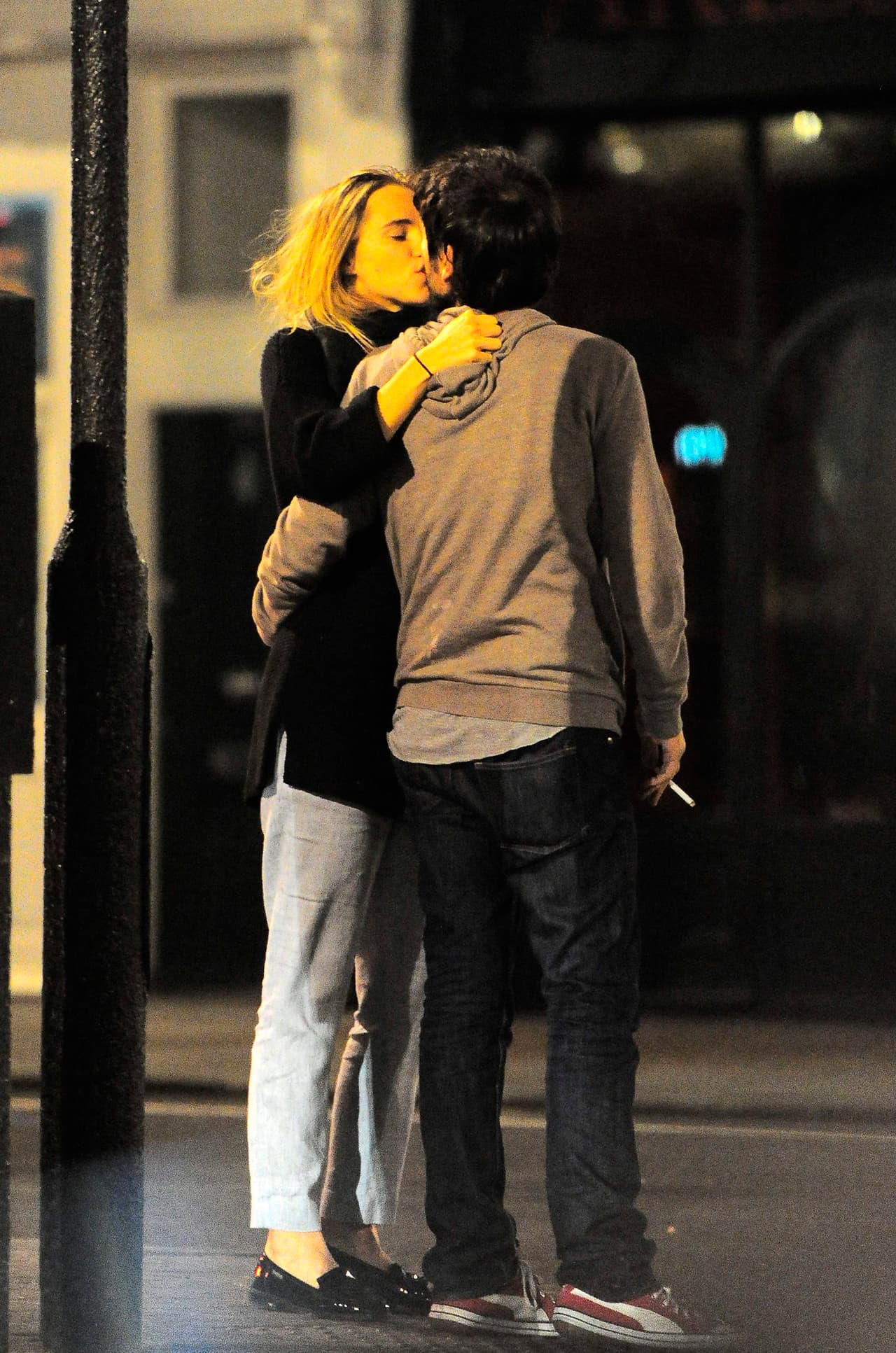 Tanto que se dieron sus buenos besos.