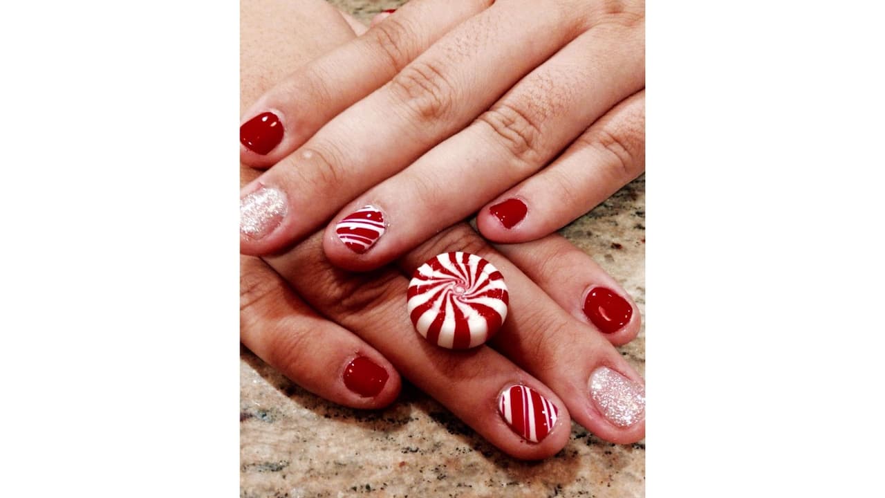 Manicura para navidad