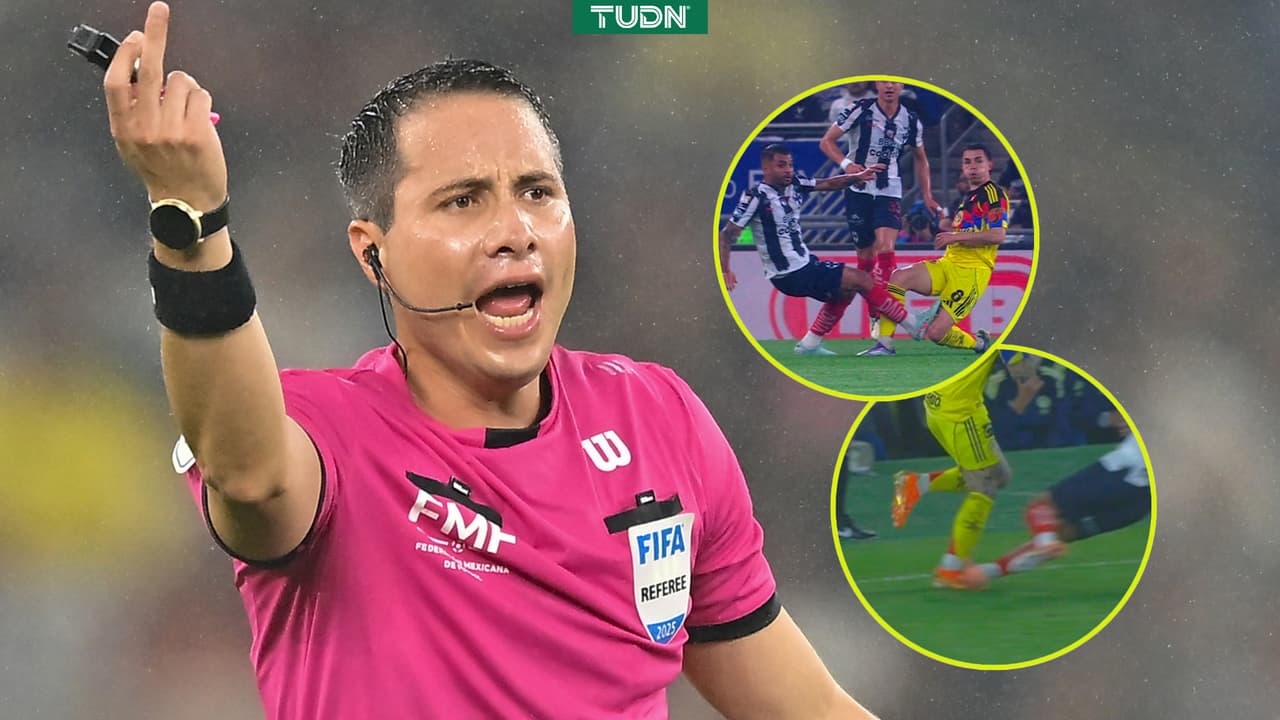 Castigan a los árbitros del Monterrey vs. América tras polémicas 