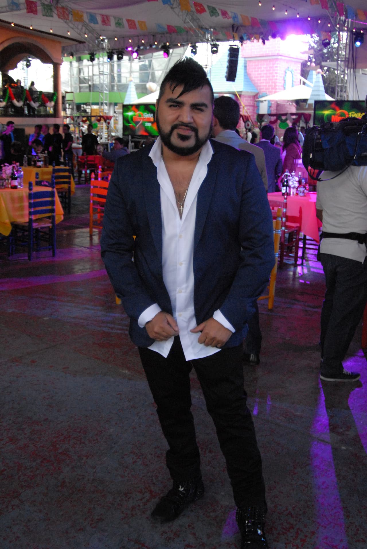 El Mimoso fue de los primeros en llegar, la pasó súper bien rodeado de sus buenos amigos.