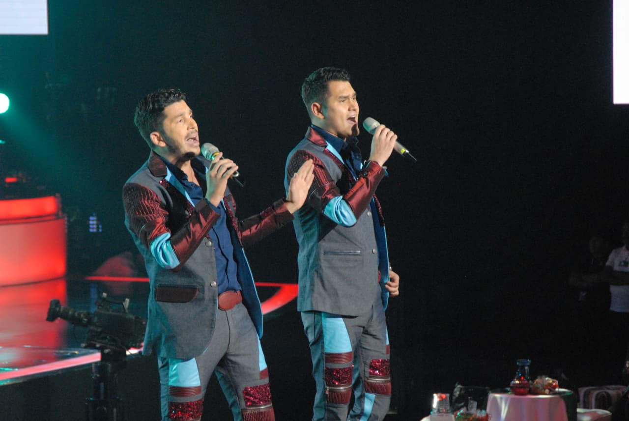 Al escenario subieron Los Recoditos y armaron la fiesta en grande.