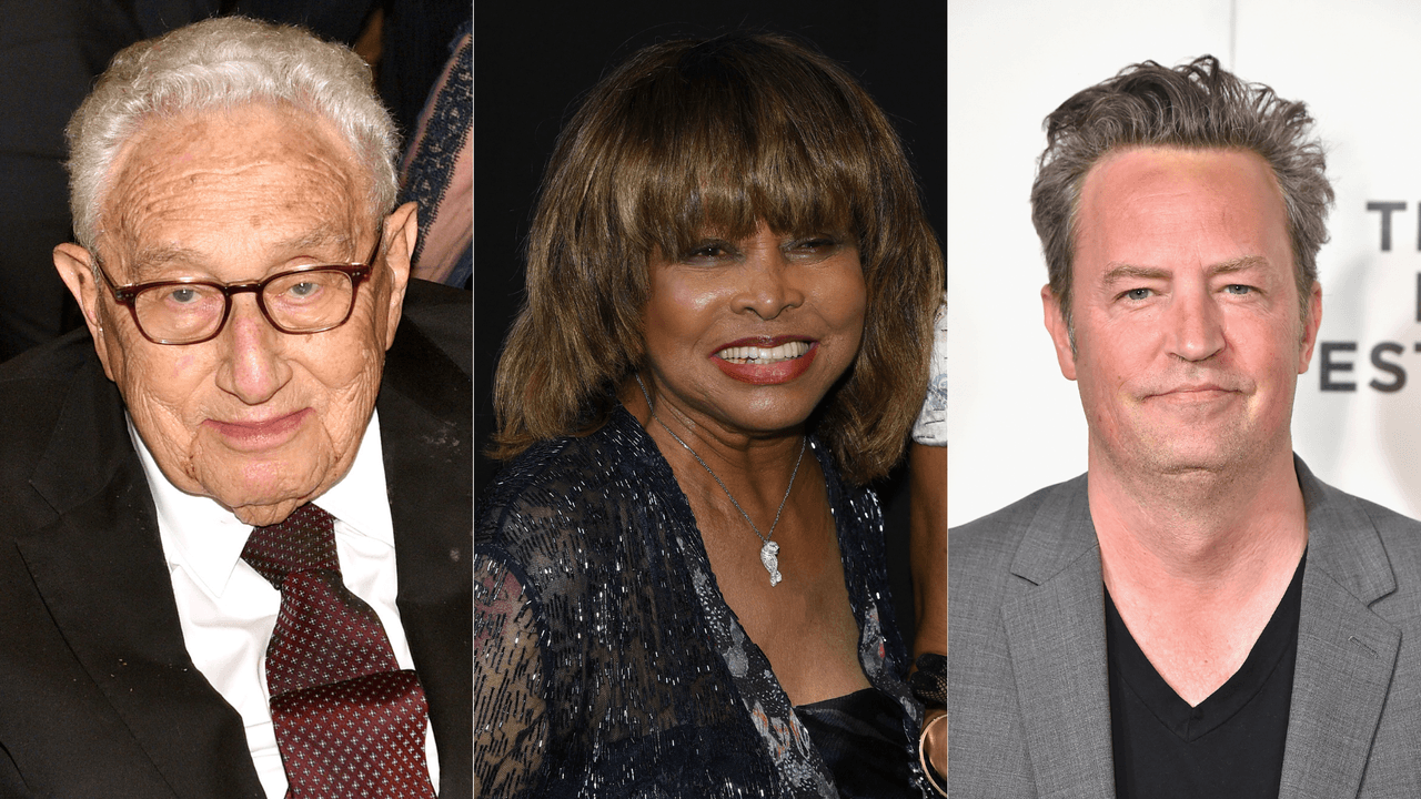 Henry Kissinger, Tina Turner y Matthew Perry: las figuras destacadas de la política, el arte y el espectáculo que murieron en 2023