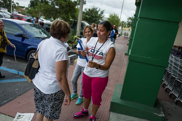 Los latinos toman el protagonismo en el caucus de Nevada