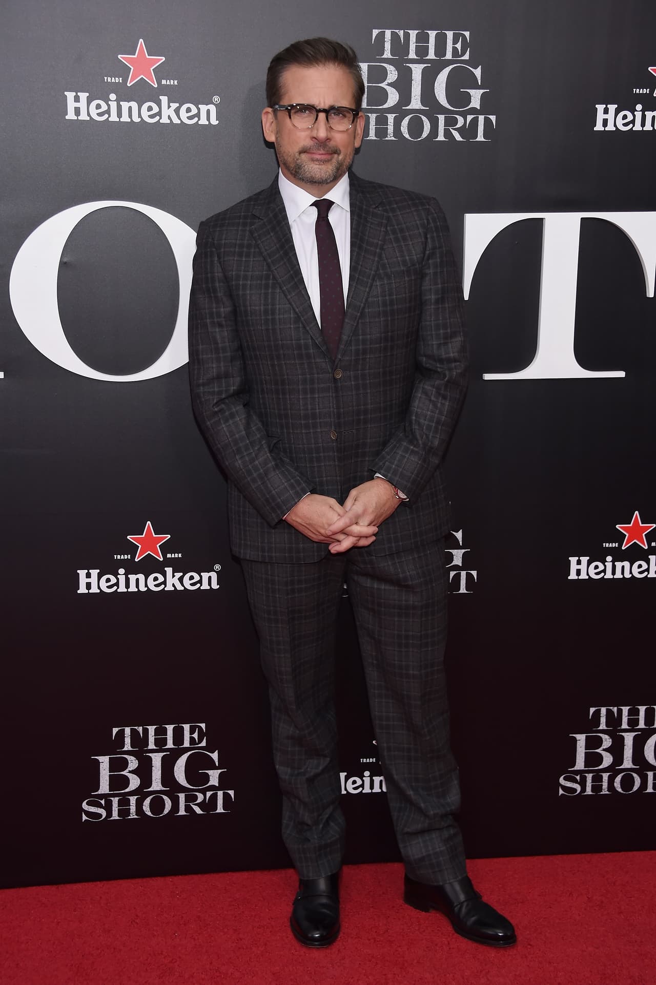 Steve Carell en el estreno de 'The Big Short'.
