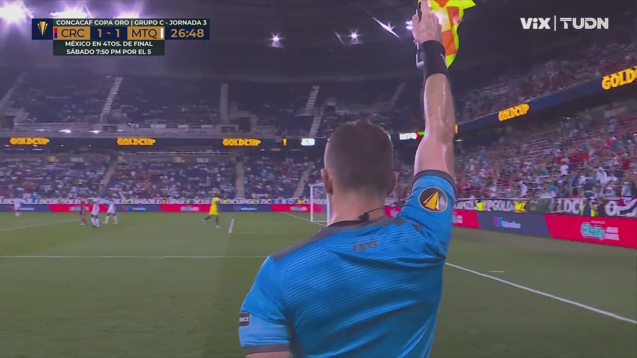 Le anulan gol a Costa Rica por fuera de lugar