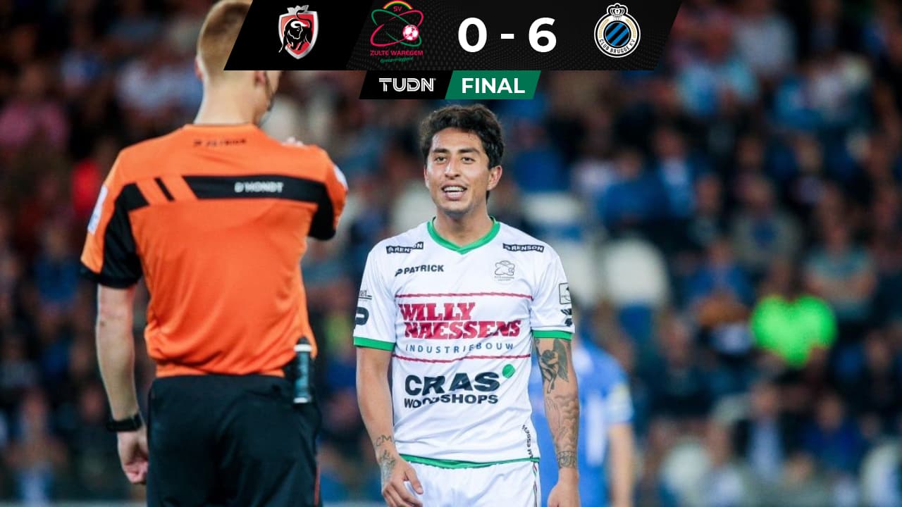 Estrepitosa goleada del Brujas a Govea y Zulte Waregem