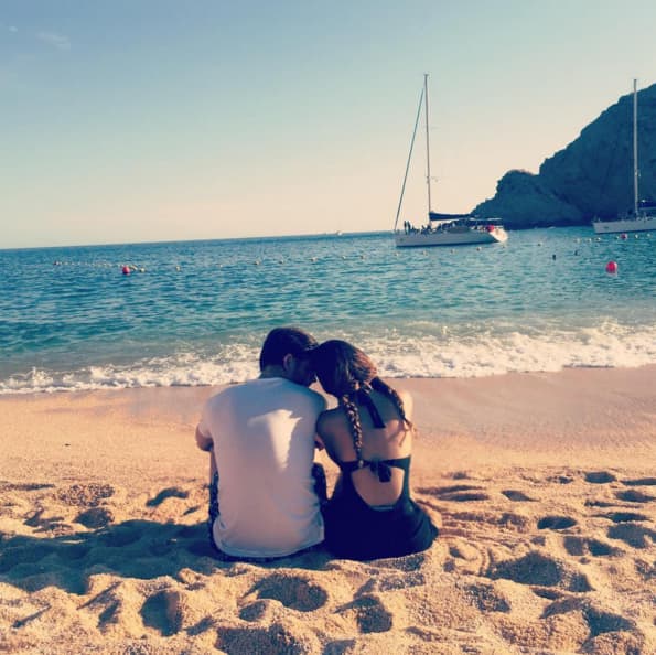 ¡Qué linda foto de Carlos y Fernanda! Definitivamente son el uno para el otro.