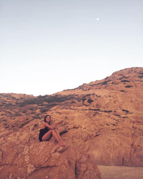 La luna apareció en las grabaciones de la telenovela.