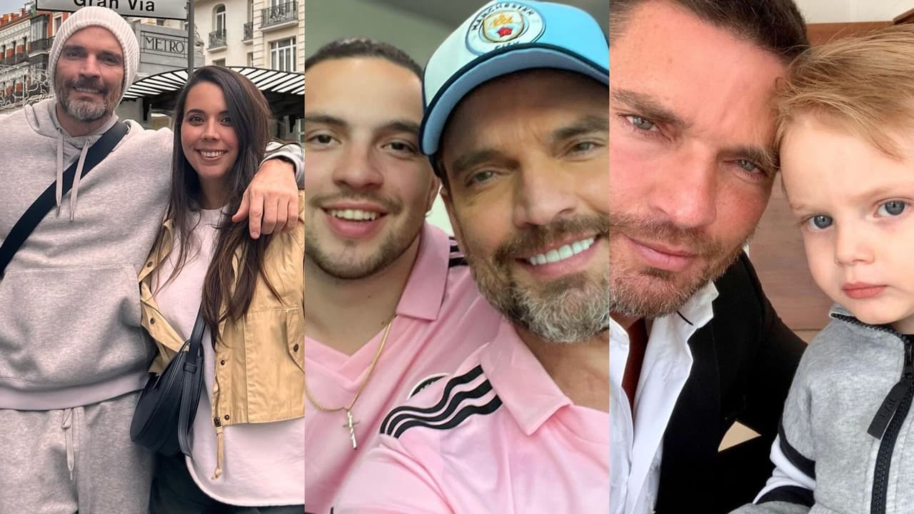 Nicole, Julián y Matías son los hijos de Julián Gil.