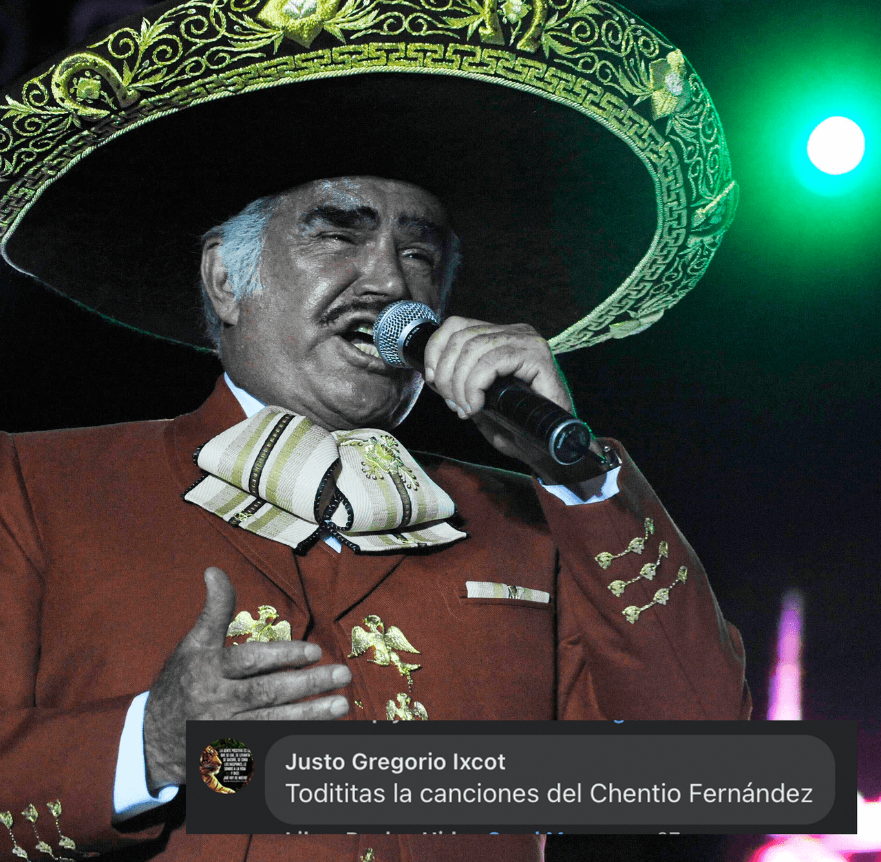 “Todititas las canciones del Chentito Fernández”: Justo Gregorio Ixcot.