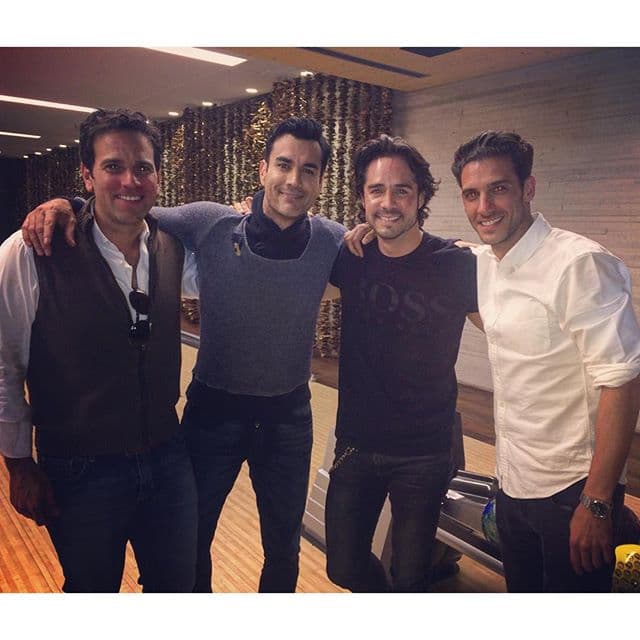 Fue un día de juegos, boliche, béisbol y hasta el final karaoke.