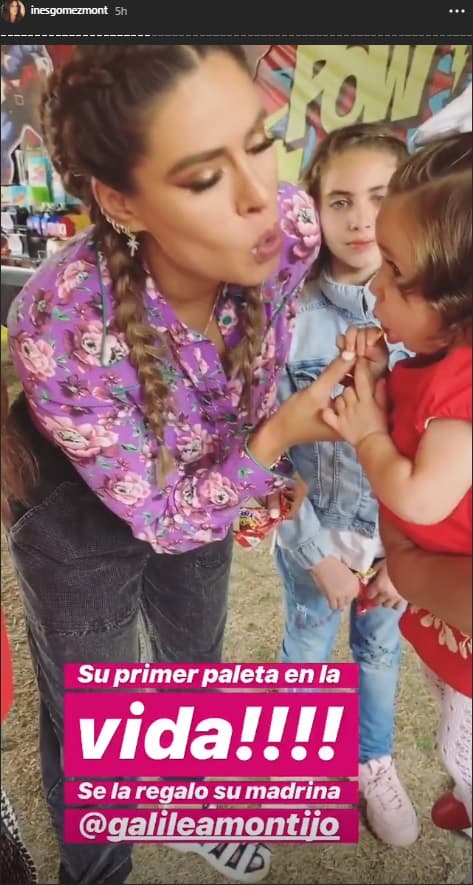 Otra que hizo un espacio en su agenda fue la presentadora de Pequeños Gigantes. Y es que a pesar de haber recibido la invitación a la fiesta unas horas antes, acudió sin problema a convivir con los niños de Inés.