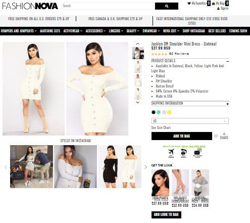 Para suerte de quienes buscan imitar el look de la afamada estrella de la televisión, la prenda de Jenner está disponible en el sitio Fashion Nova por tan solo 27.99 dólares.