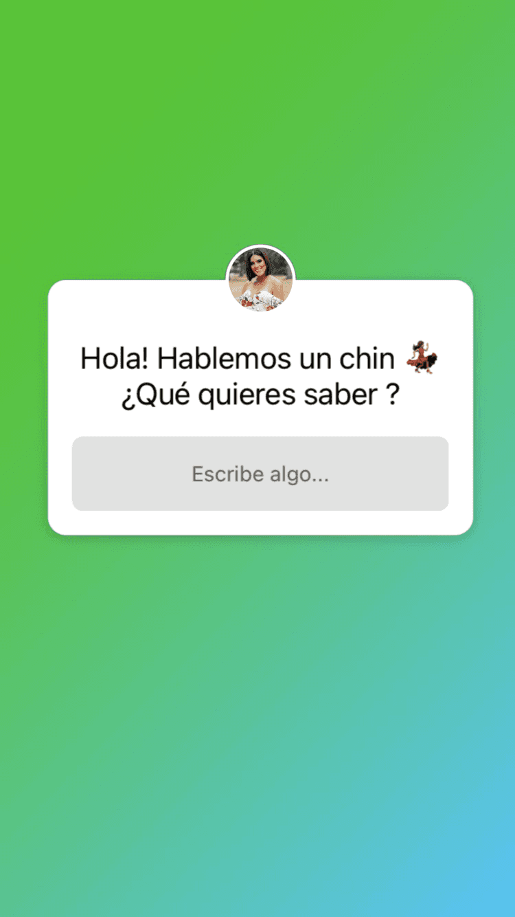 Francisca ha estado más activa en redes sociales, en donde aprovechó para contestar algunas preguntas de sus seguidores.