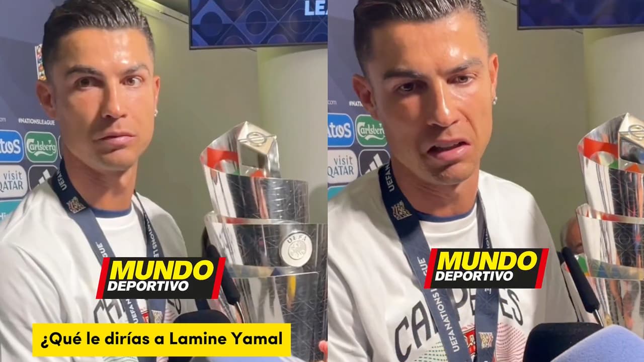 Cristiano Ronaldo envía mensaje a Lamine Yamal tras conquistar la Nations League