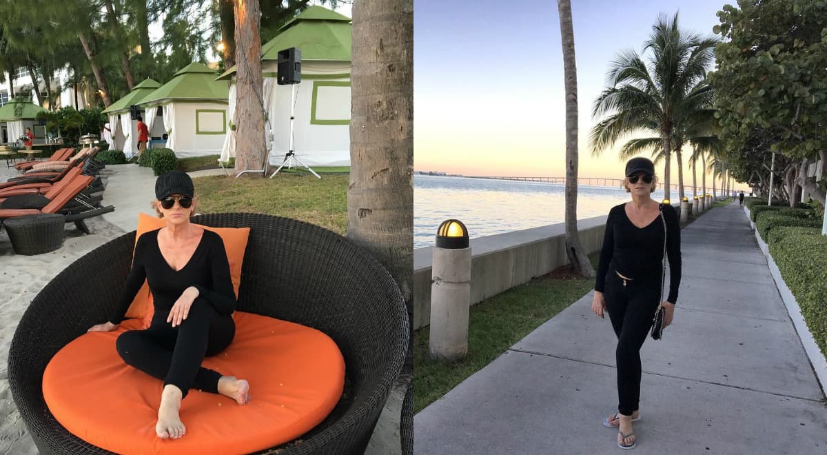 Durante 2016, el actor compartió algunas fotos de la actriz mientras se relajaba a la orilla del mar y pasaban una relajada tarde. Sin embargo, después de ese año cada vez fueron menos las fotos que su esposo compartía al lado de ella.