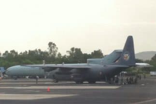 Arribo de fuerzas federales a Oaxaca. (Imagen tomada de Twitter).