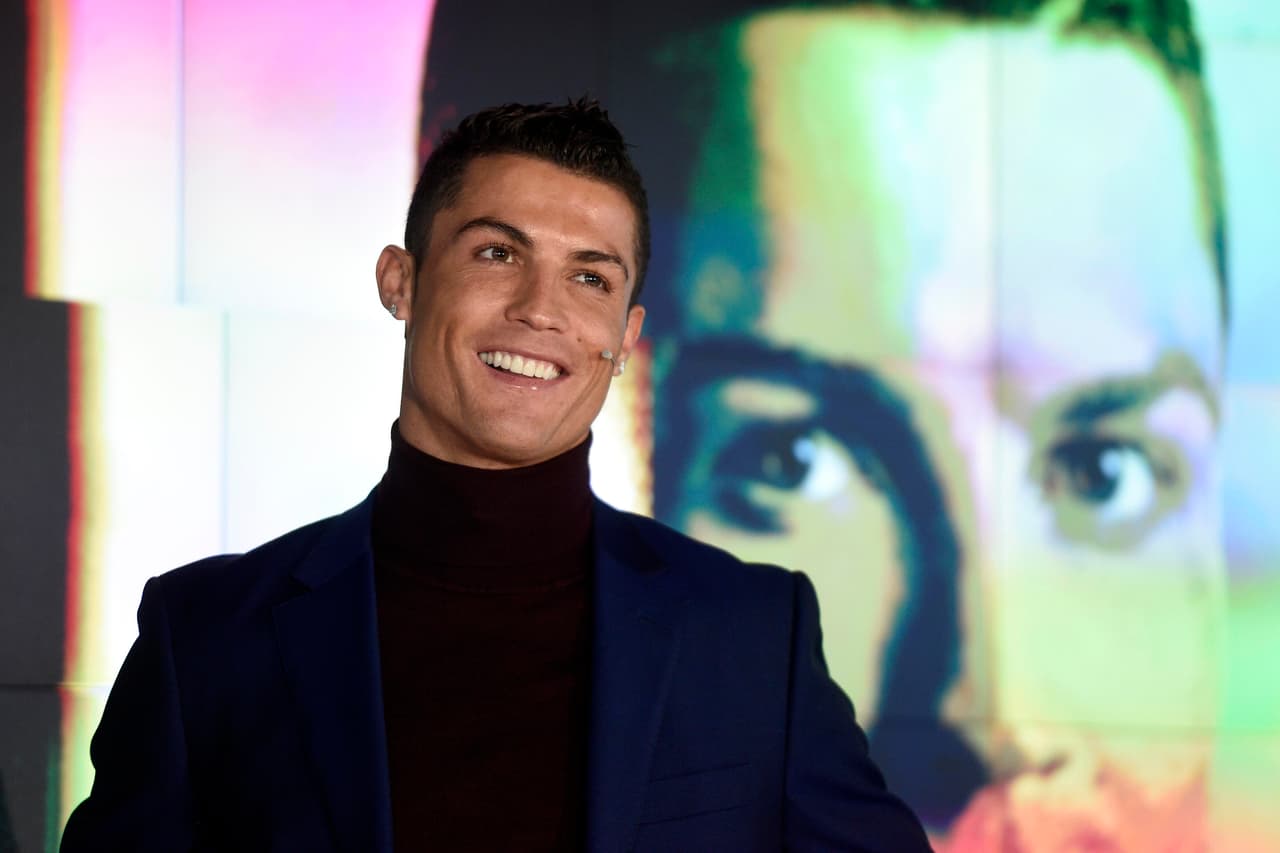Cristiano Ronaldo presentó su fragancia 'Legacy' en Madrid.