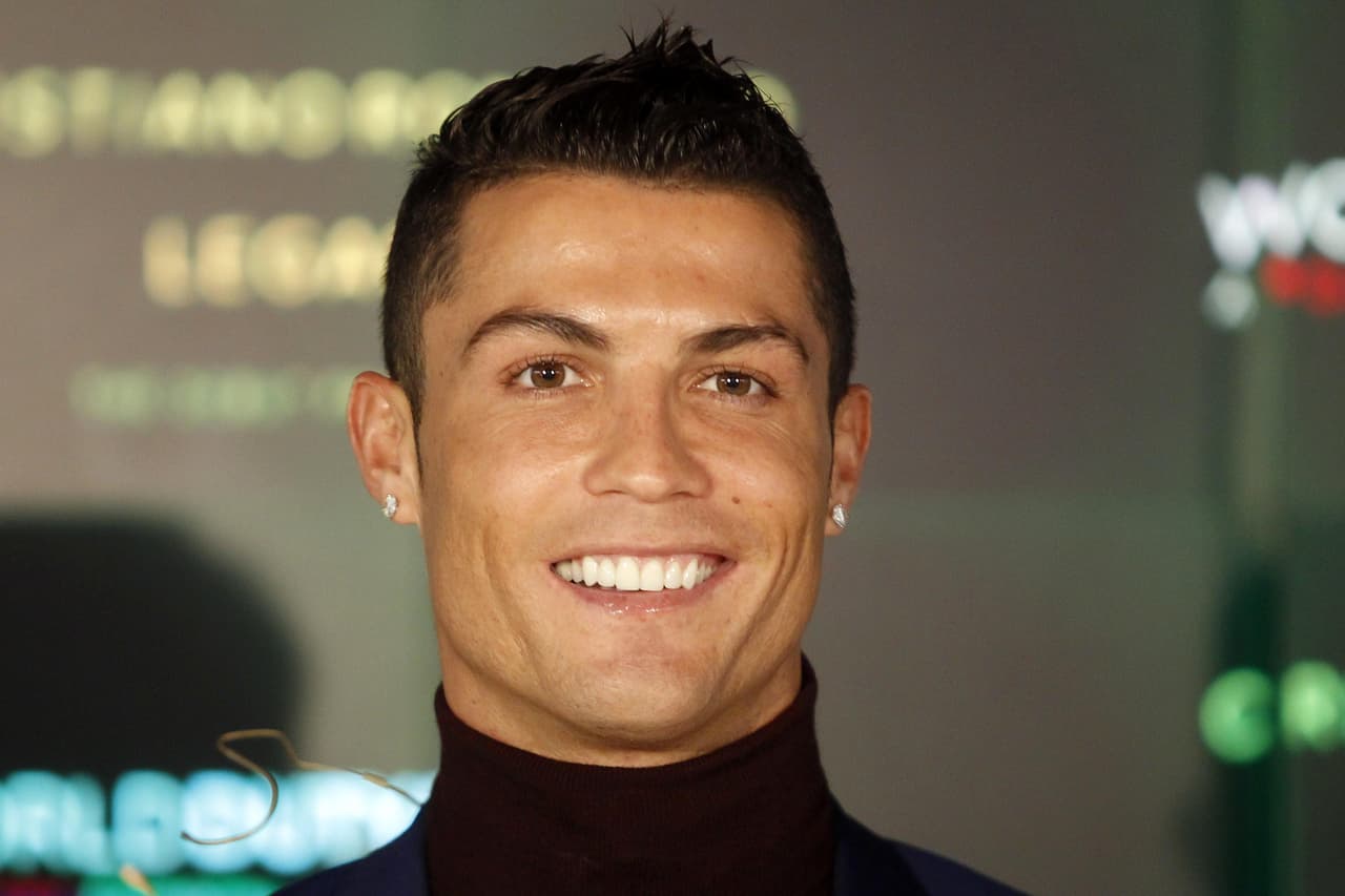 Cristiano Ronaldo presentó su fragancia 'Legacy' en Madrid.