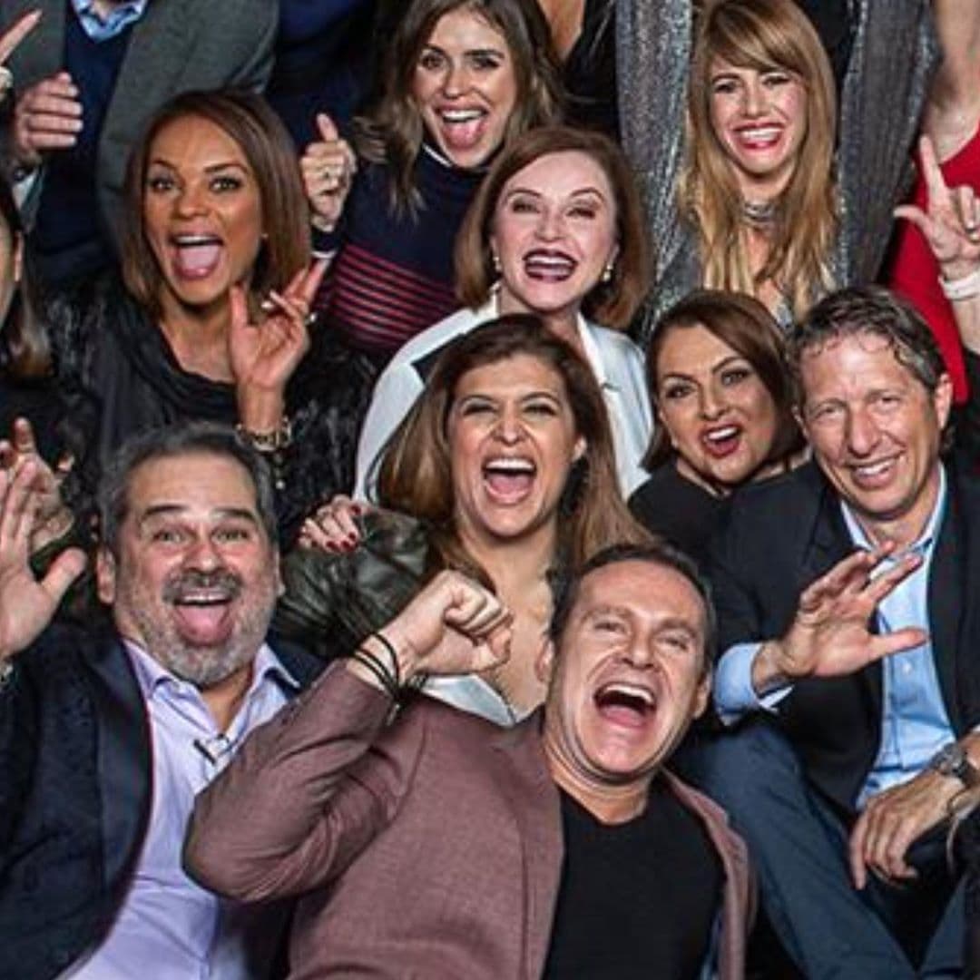 Alan Tacher armó el desorden en la toma y las sonrisas estuvieron en su máxima expresión.