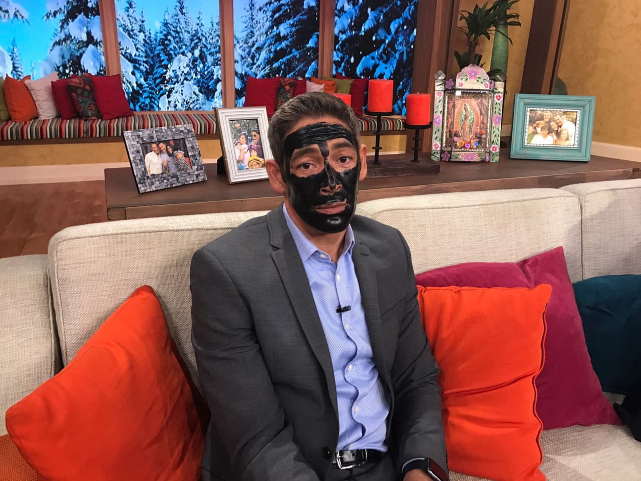 Johnny estaba un poco escéptico con la idea, sin embargo, fue muy paciente.