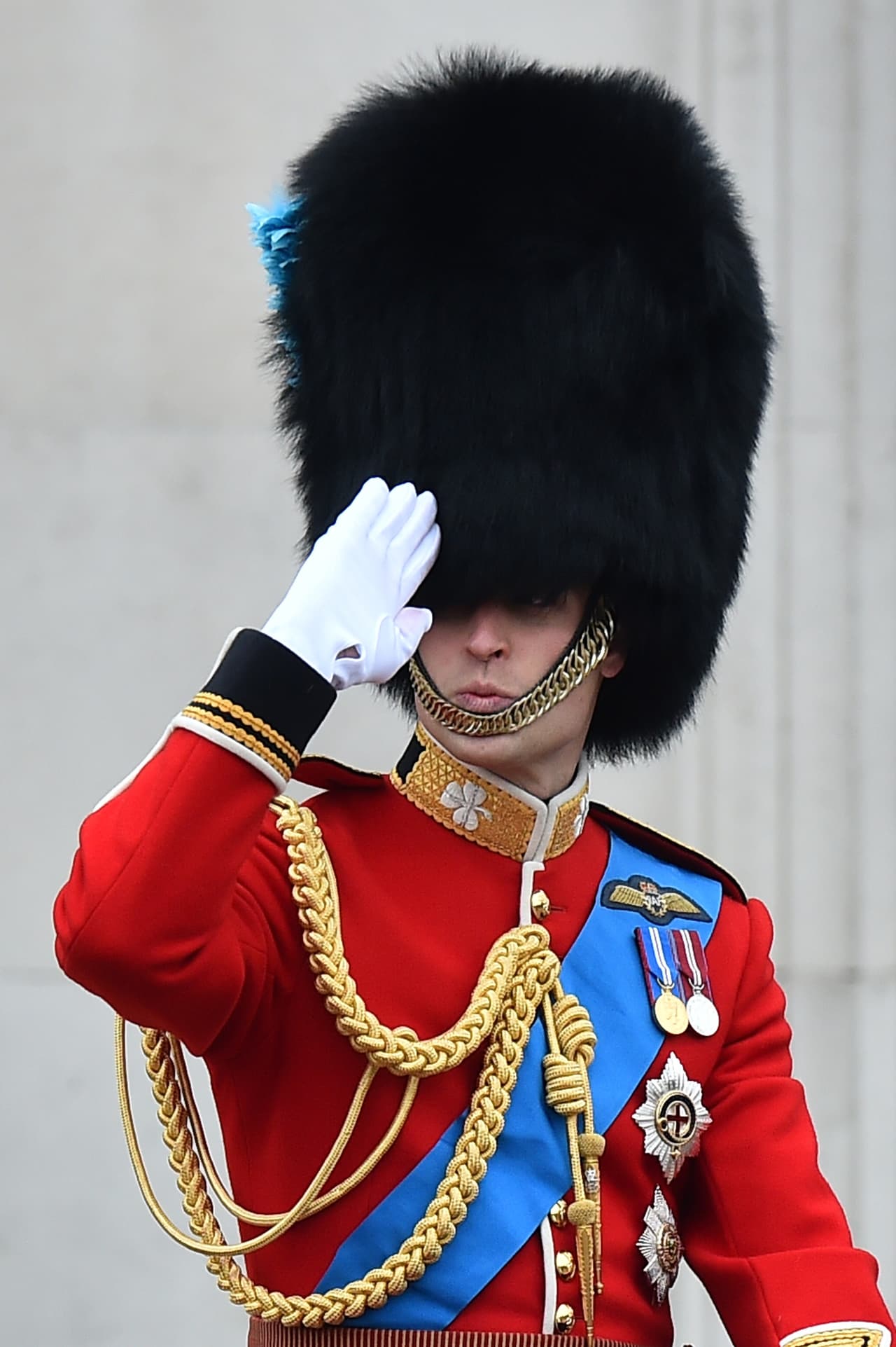 El Duque de Cambridge ataviado con su uniforme militar.