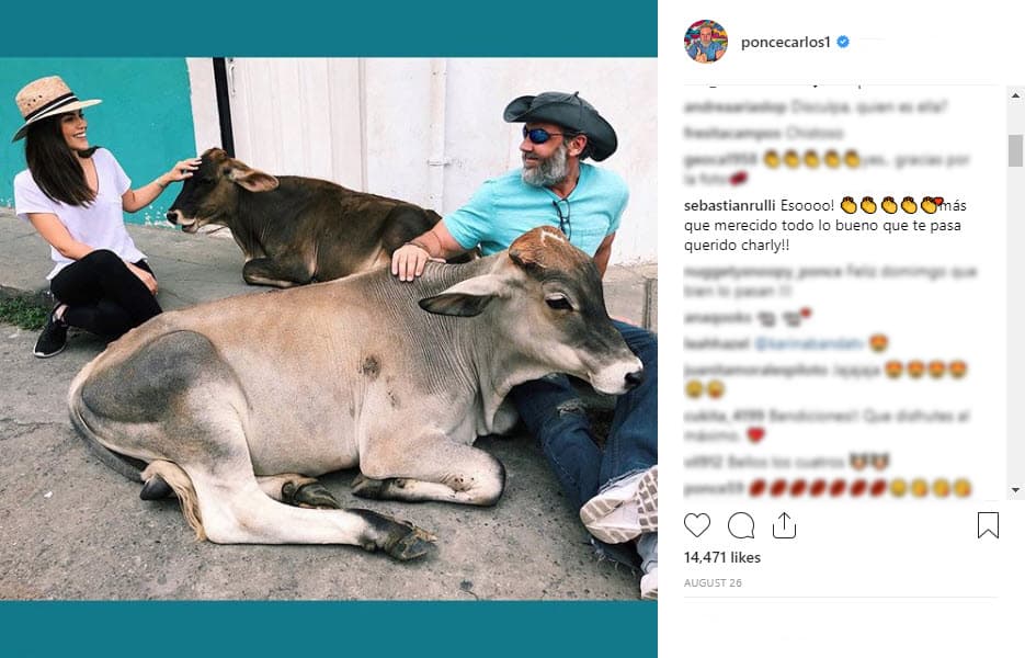 El argentino tiene una buena amistad con Carlos y es muy común que reaccione ante sus publicaciones.