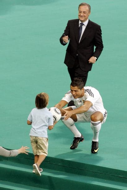 Cristiano siempre ha mostrado simpatía para con los niños.