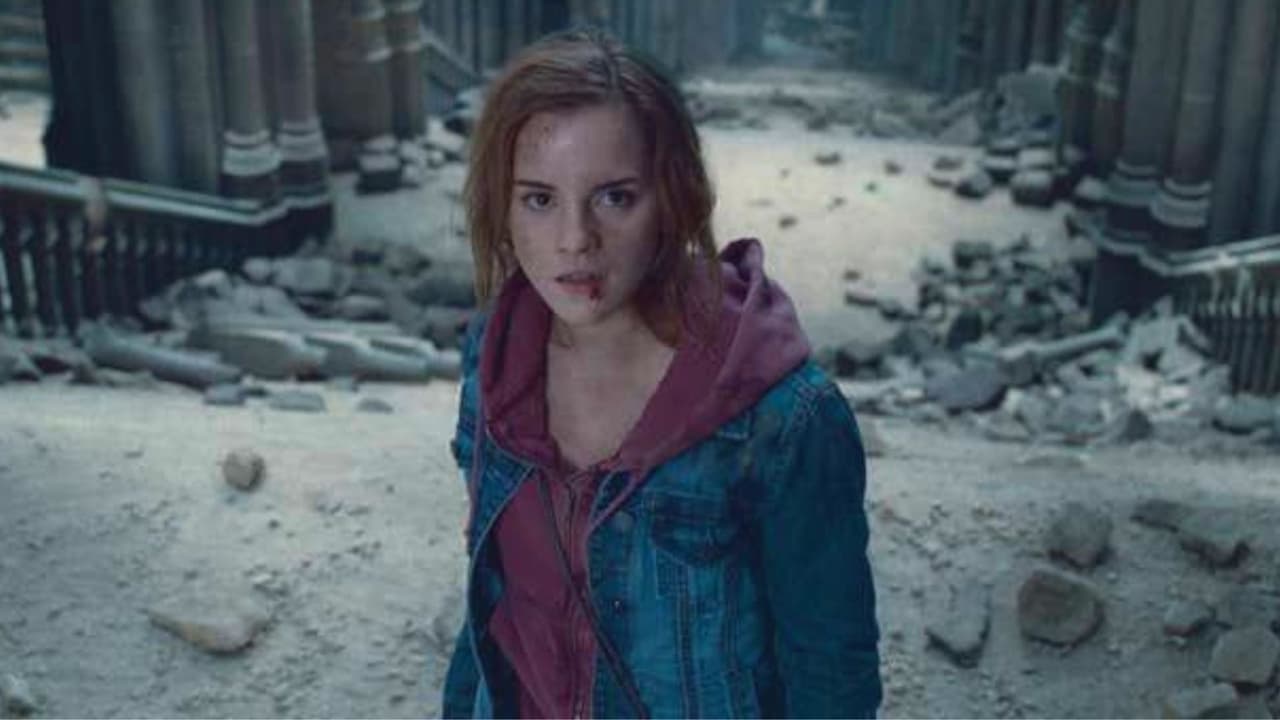 La actriz interpretaba a Hermione Granger.