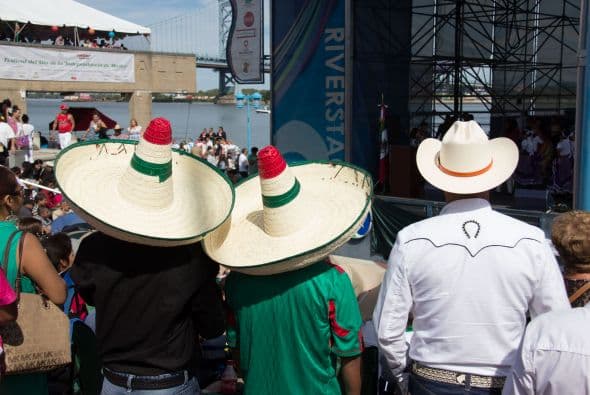 La comunidad mexicana se reunio en el historico Penn's Landing para celebrar el dia de la independencia mexicana. Estas son algunas imagenes.
