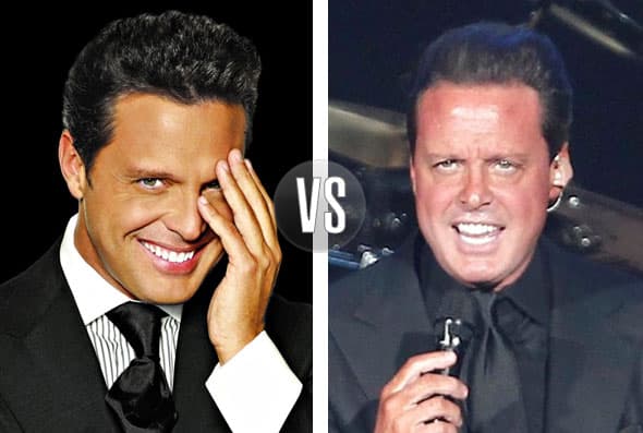 Otro famoso al que la edad le está sentando muy mal es a Luis Miguel.