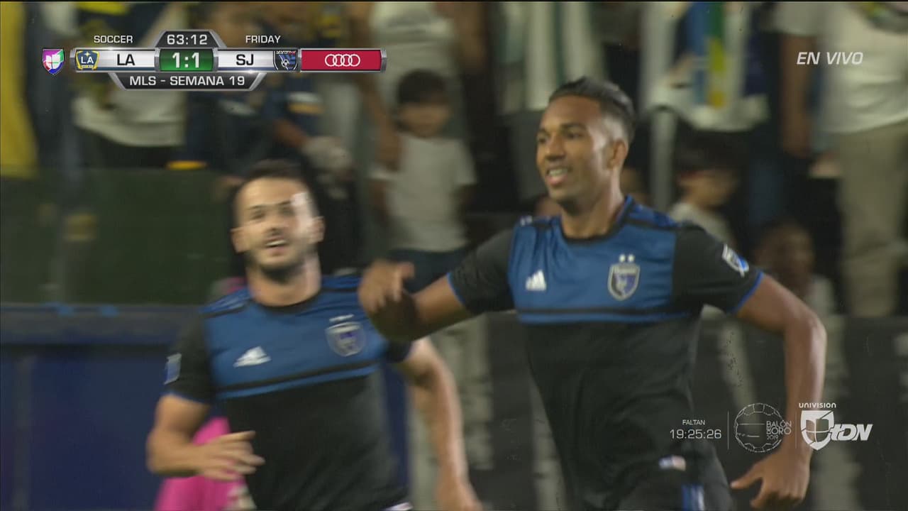¡Llegó el 1-2! San Jose Earthquakes le da la vuelta al marcador con tanto de Danny Hoesen