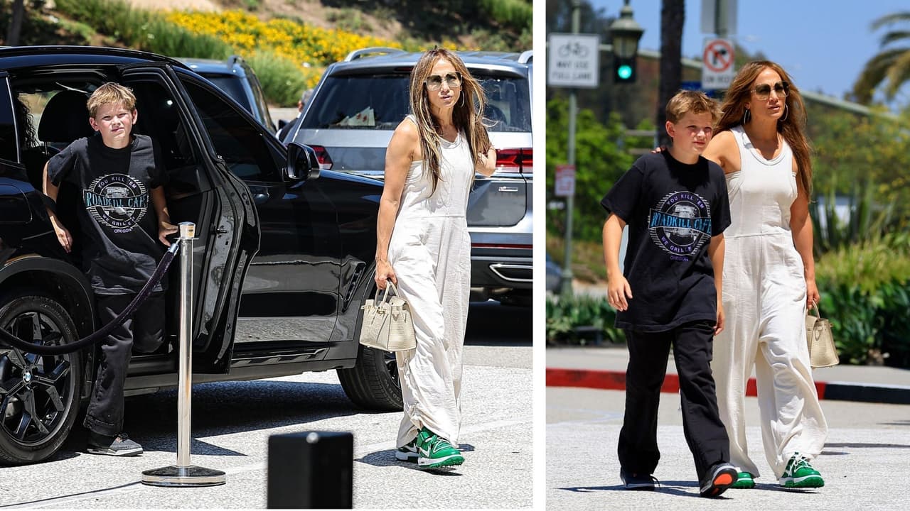 JLo y Samuel pasaron un día de compras.